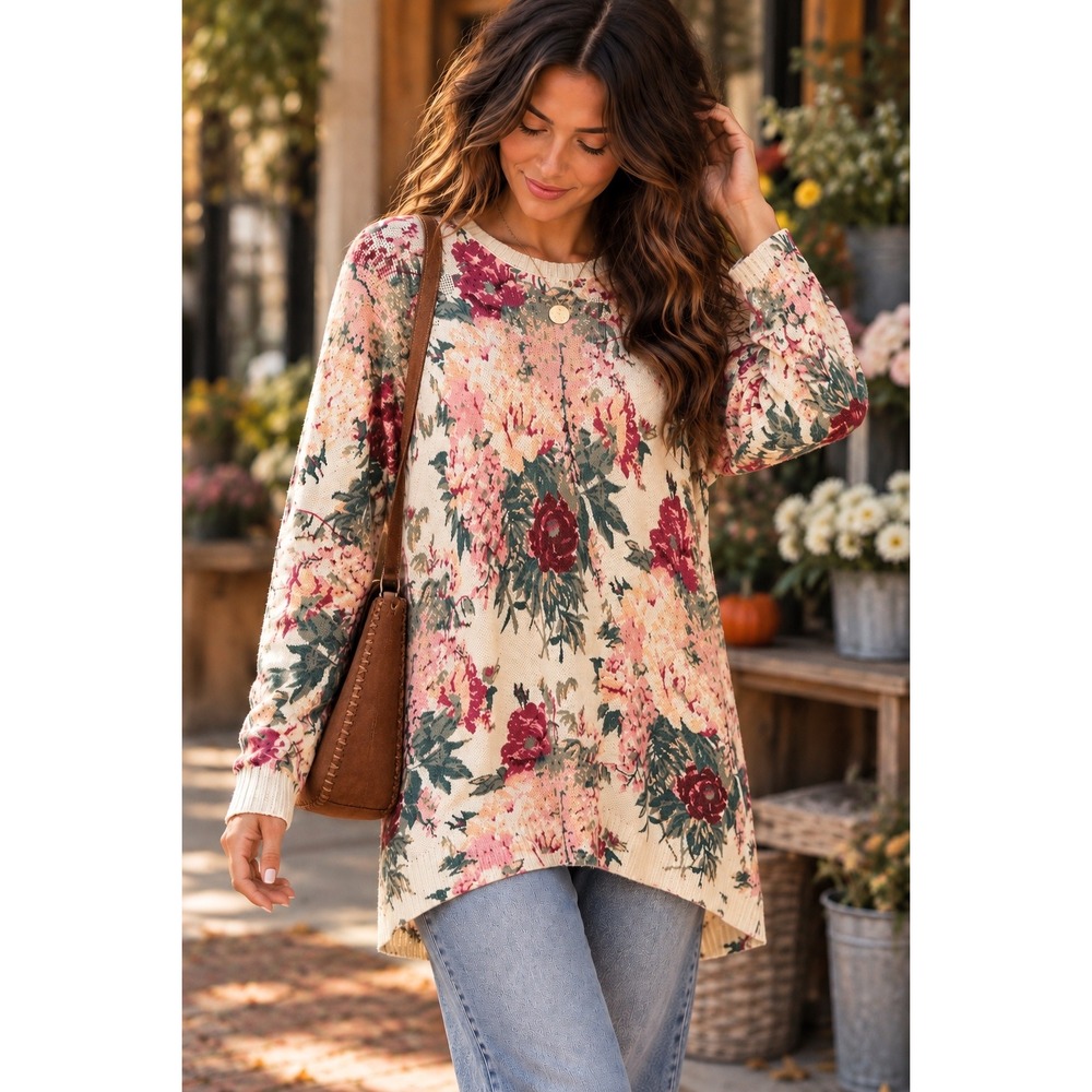 Show Me Your Mumu Campfire Sweater Duchess Darling Knit | Floral